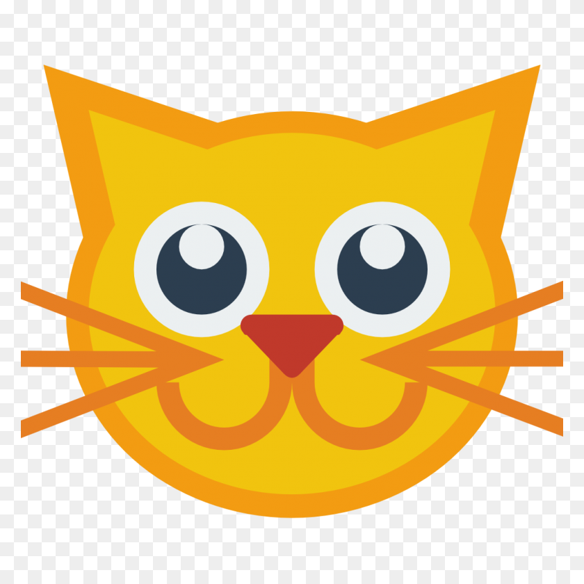1024x1024 Cat Icon Small Flat Iconset Paomedia - Cat Icon PNG