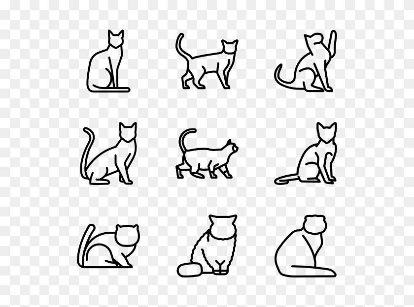 600x564 Cat Icons - Cat Icon PNG