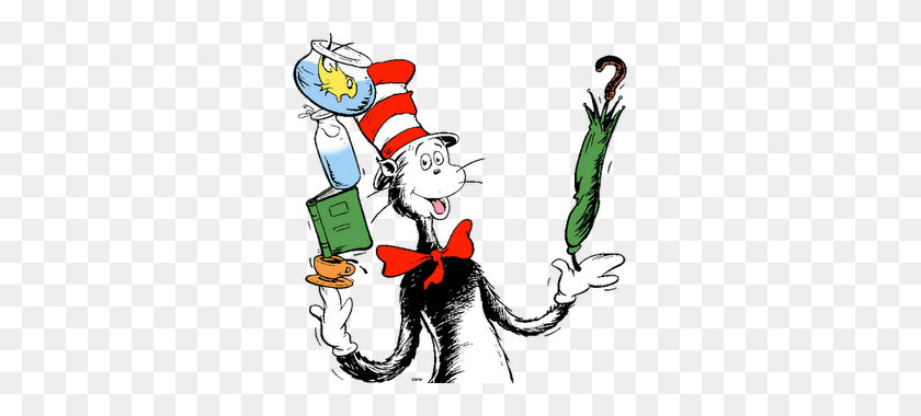 305x320 Cat In The Hat Clipart Free Download Clip Art - Cat In The Hat Clip Art Free