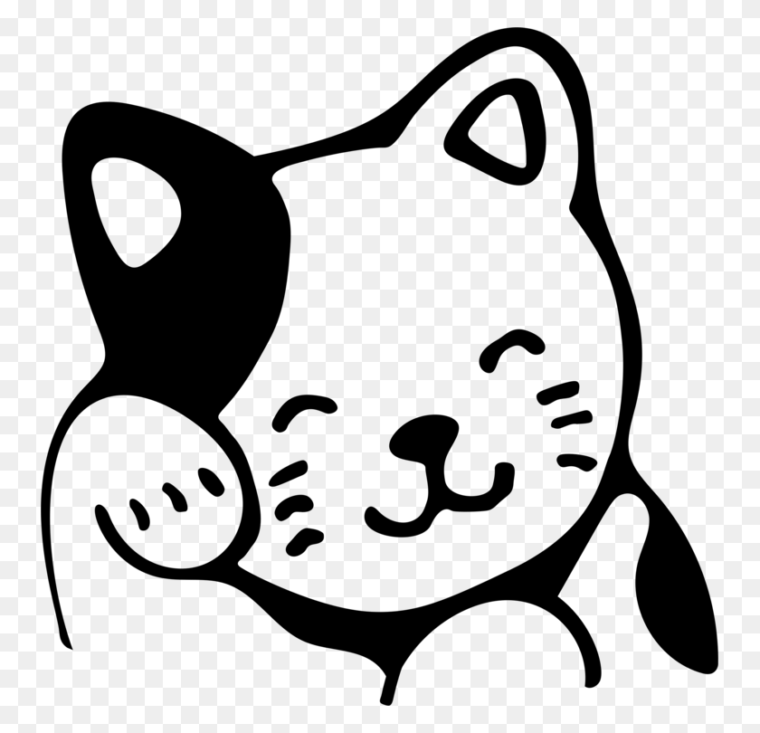 749x750 Cat Kitten Line Art Computer Icons - Dream Catcher Clipart Free