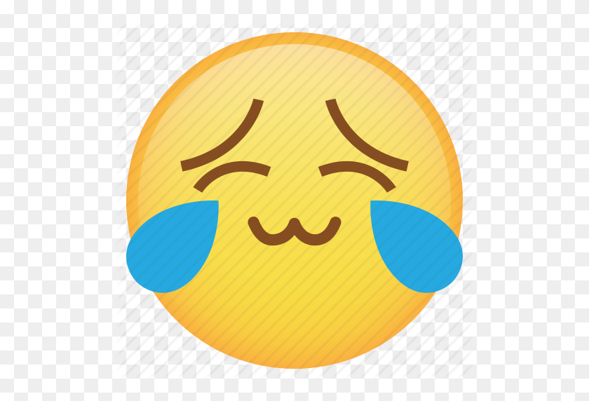 512x512 Cat Mouth, Emoji, Emoticon, Smiley, Sweat, Tears, Weird Icon - Sweat Emoji PNG