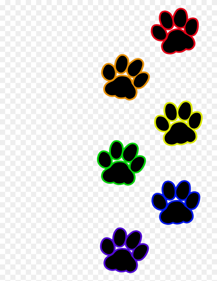 768x1024 Cat Paw Clipart Winging - Cat Paw Clipart