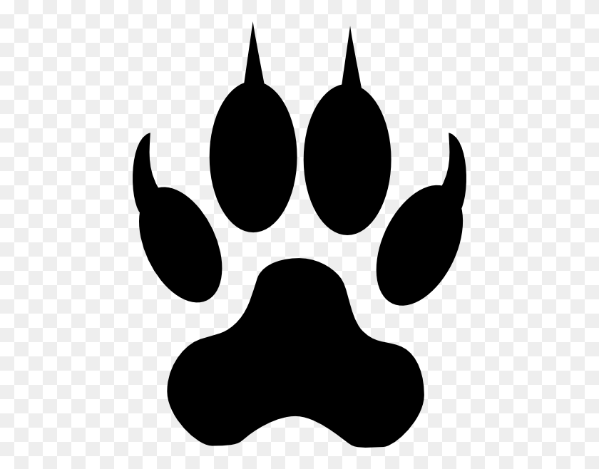 468x598 Cat Paw Png, Clip Art For Web - Pawn Clipart
