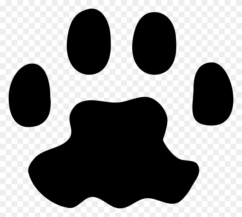 2400x2139 Cat Paw Print Icons Png - Cat Paw PNG