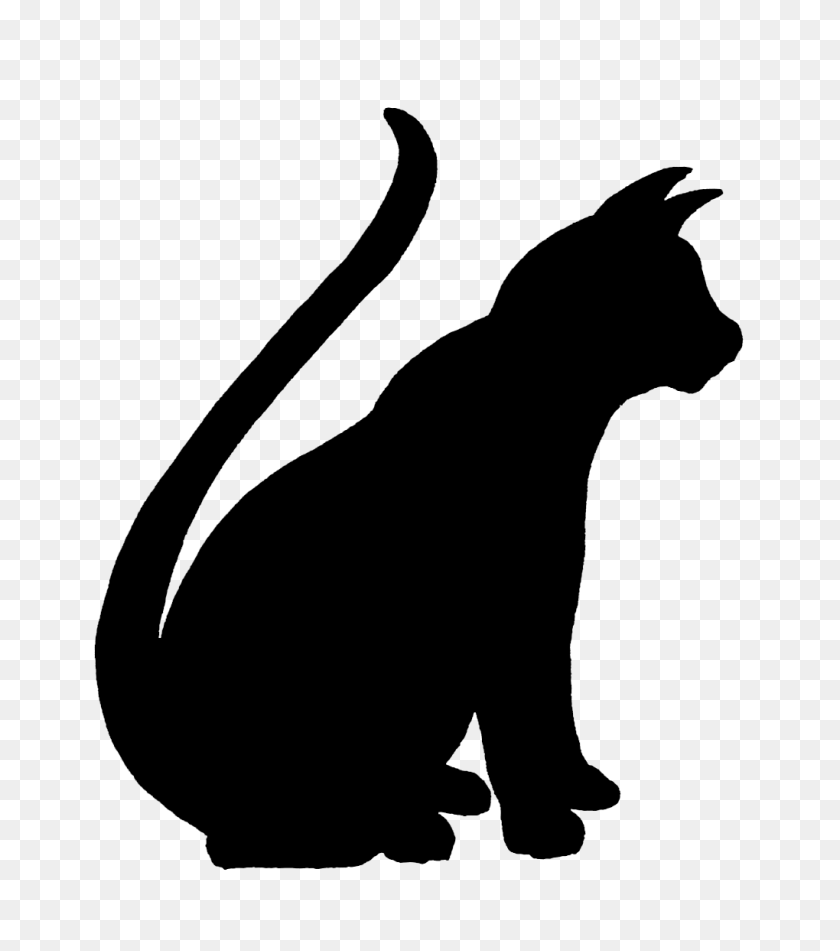 768x891 Cat Pet Sitting Kitten Silhouette Clip Art - Dog And Cat Silhouettes Clipart