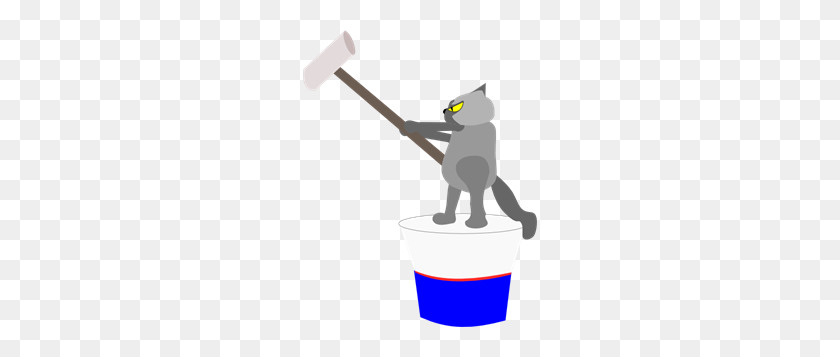 234x297 Cat Png Images, Icon, Cliparts - Janitor Clipart