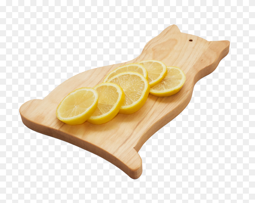 4297x3367 Cat Shaped Cutting Serving Board - Wooden Board PNG