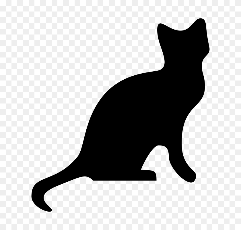 2000x1900 Cat Silhouette - Cat Icon PNG