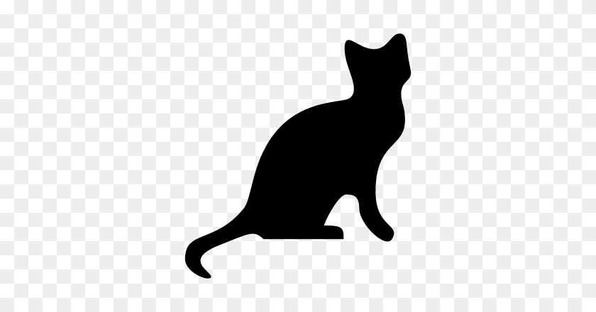 400x380 Cat Silhouette - Cat Silhouette PNG
