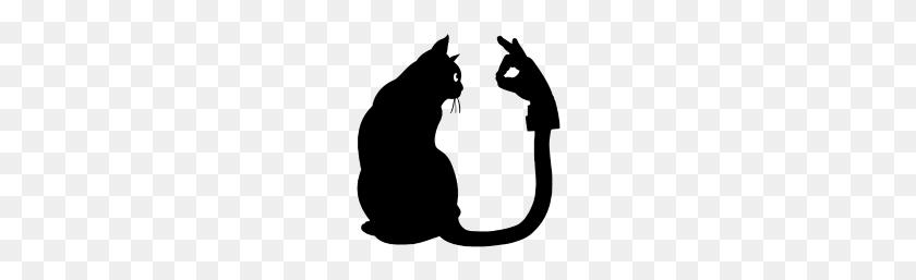 190x197 Cat Tail Hand Shadow Puppet Surreal Fantasyshadows - Cat Tail PNG