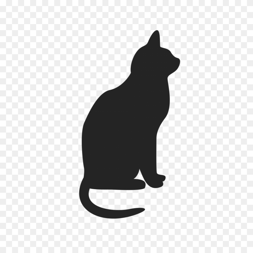 900x900 Cat Vector Png Transparent Background Image Download Png - White Cat PNG