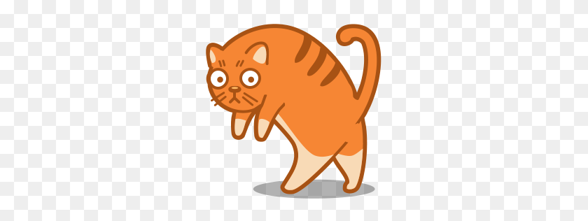 256x256 Cat, Walk Icon - Cat Icon PNG