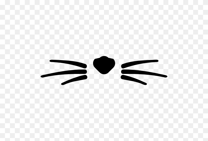 512x512 Cat Whiskers - Cat Whiskers PNG