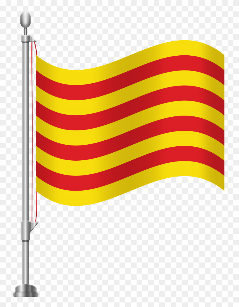 6141x8000 Catalonia Flag Png Clip Art - Red Flag PNG