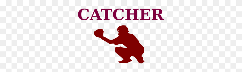 298x192 Catcher In Wine Clip Art - Softball Catcher Clipart