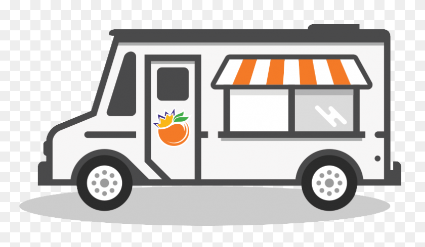 783x431 Catering Truck Cliparts - Food Cart Clipart