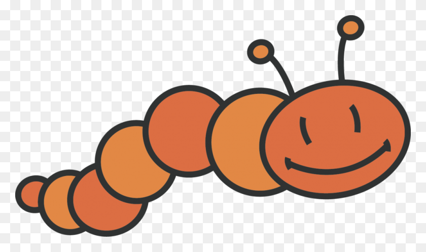 1000x561 Caterpillar Clipart Orange - The Very Hungry Caterpillar Clipart