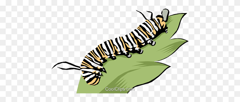 480x298 Caterpillar Royalty Free Vector Clip Art Illustration - Caterpillar Clipart