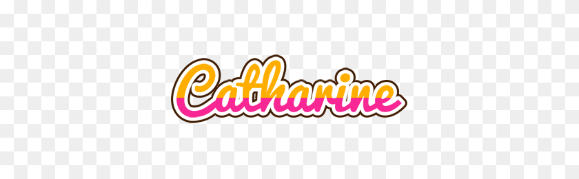 344x200 Catharine Logo Name Logo Generator - Smoothie Clipart