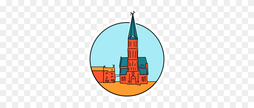 264x300 Cathedral Clip Art Free - Cologne Clipart