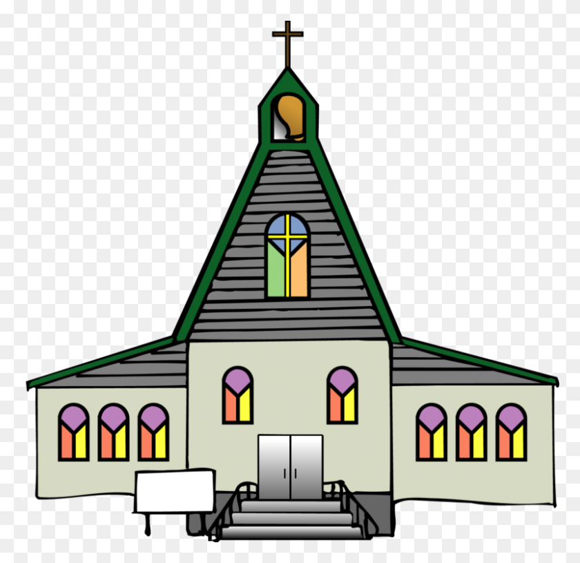 800x775 Catholic Church Christian Church Catholicism Clip Art - Church House Clipart