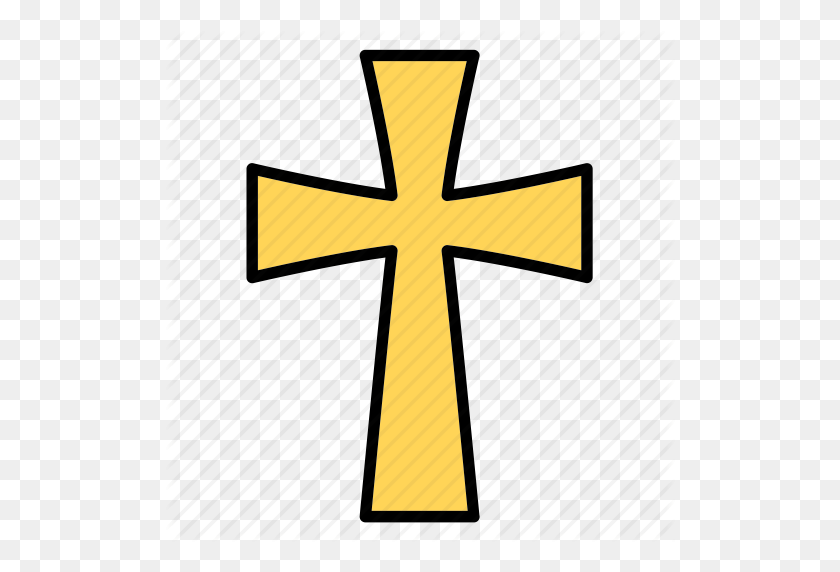510x512 Catholic Cross, Christian Cross, Christianity, Cross, Religion Icon - Catholic Cross PNG