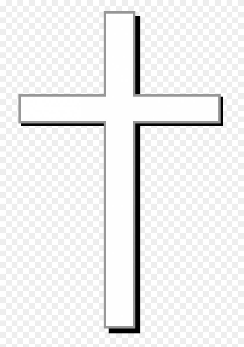 800x1161 Католический Крест Клипарт Черно-Белые Картинки - Свадебный Крест Клипарт