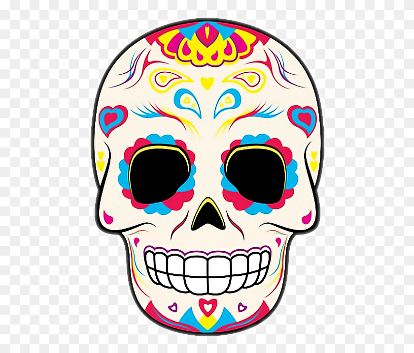 Free Easy Cool Skull Drawings Catrina Clipart FlyClipart
