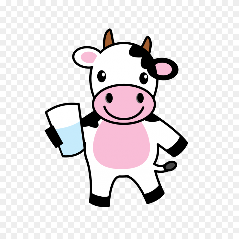 800x800 Cattle Cartoon Drawing Clip Art - Cow Head PNG