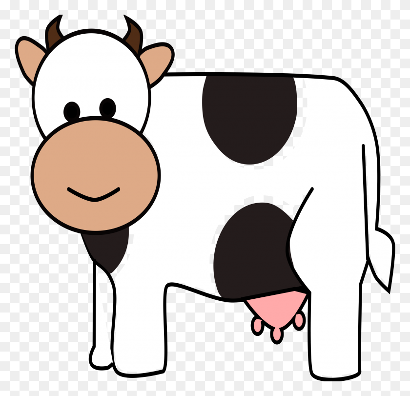2400x2311 Cattle Clipart Happy Cow - Angus Cow Clipart