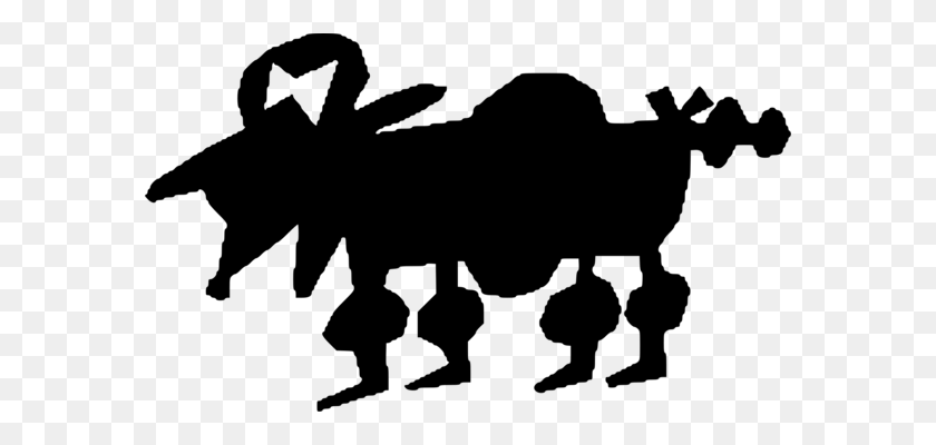 580x340 Cattle Computer Icons Bull Silhouette - Cow Clipart Silhouette