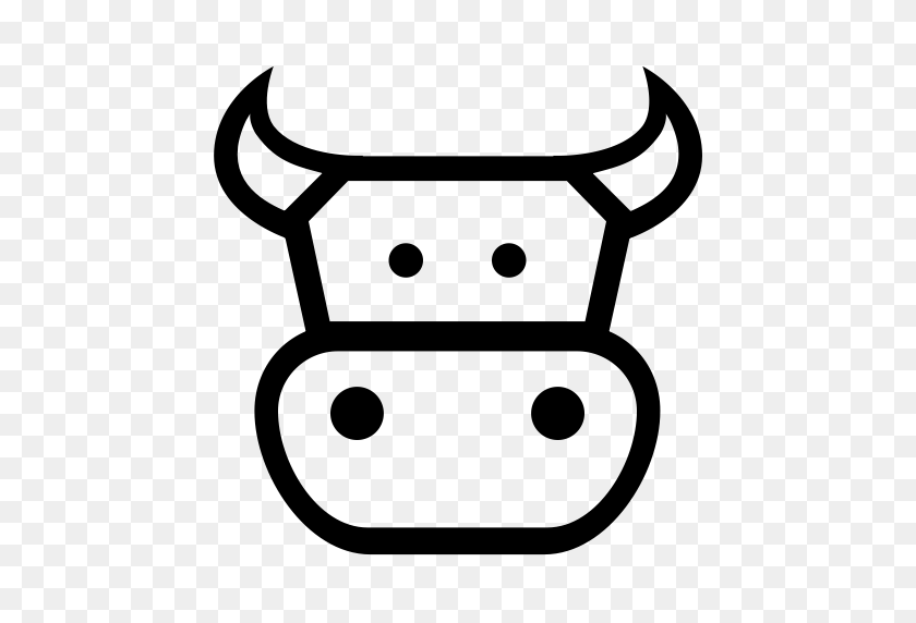 512x512 Cattle, Cow, Cows Icon With Png And Vector Format For Free - Cow Icon PNG