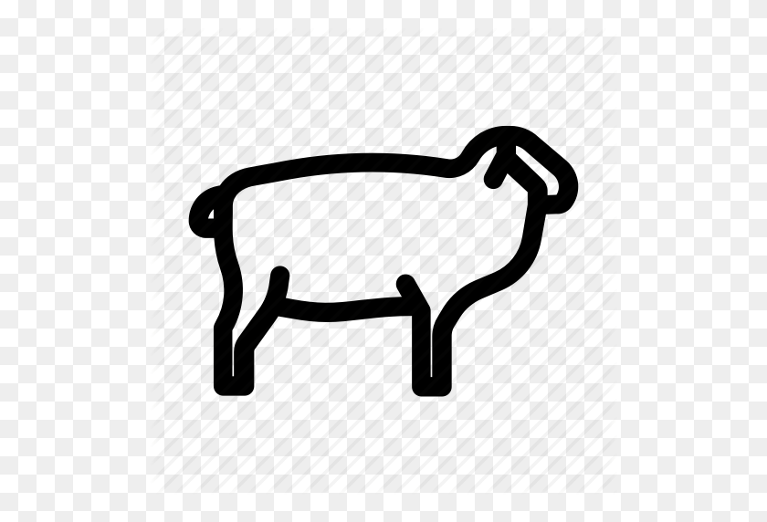 512x512 Cattle, Farming, Flock, Herd, Sheep, Shepherd, Wool Icon - Flock Of Sheep Clipart
