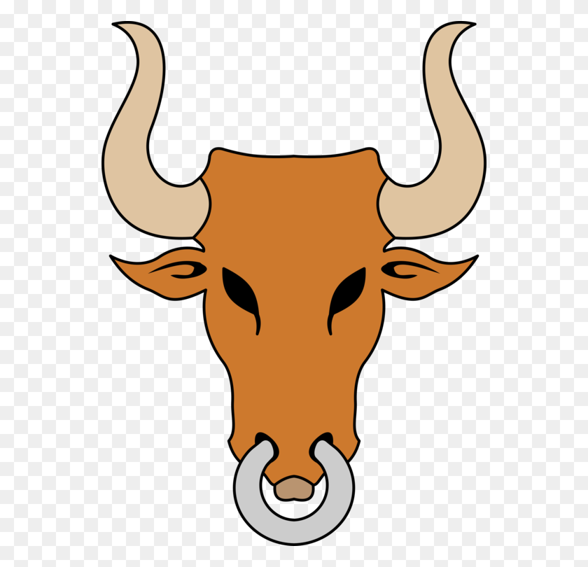 550x750 Cattle Ox Bull Horn Drawing - Red Bull Clipart