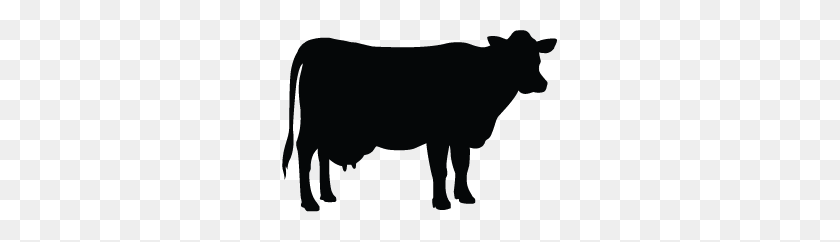275x182 Cattle Vector Silhouette For Free Download On Ya Webdesign - Cattle Clipart Black And White