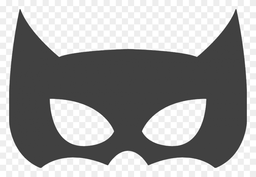 1000x667 Catwoman Batman Superhéroe Máscara Gris - Máscara De Superhéroe Png