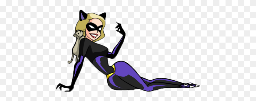 474x272 Catwoman Clipart Cartoon - Superhero Girl Clipart