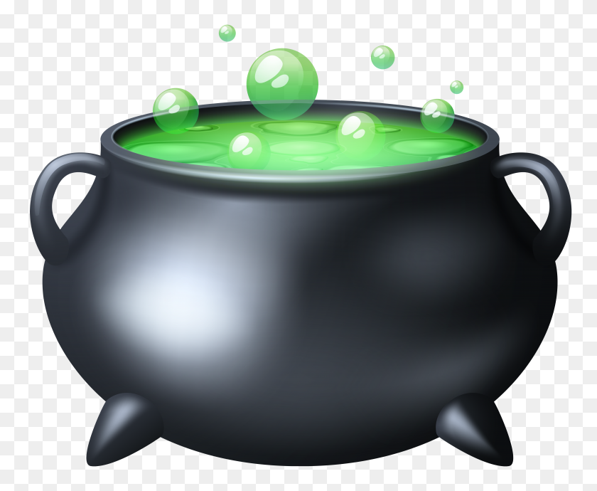 8000x6469 Cauldron Clipart - Pot Of Soup Clipart