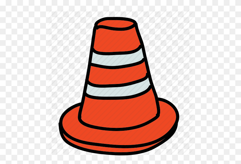512x512 Caution, Cone, Road, Safety, Street, Tools Icon - Cone PNG