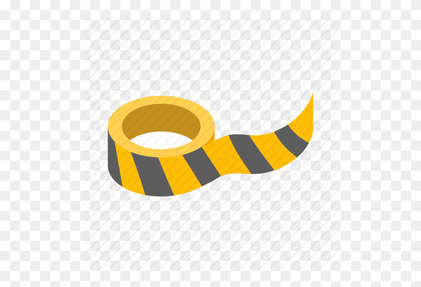 512x512 Caution, Cross, Danger, Isometric, Safety, Tape, Warning Icon - PNG Tape