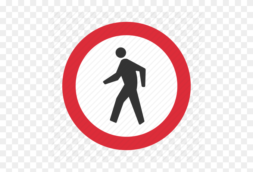 512x512 Caution, Crossing, Pedestrian, Reduce Speed, Speed, Warning - Caution Sign PNG