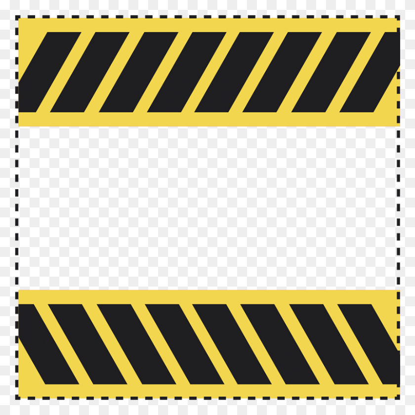 800x800 Caution Line Do Not Cross The Line Caution Vector Tape Seamless - Police Tape PNG