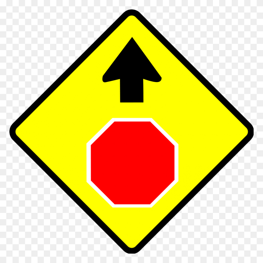 800x800 Caution Signs Clip Art - Railroad Crossing Sign Clipart