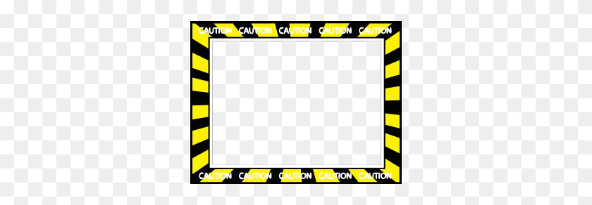300x232 Caution Tape Border - Caution Clip Art