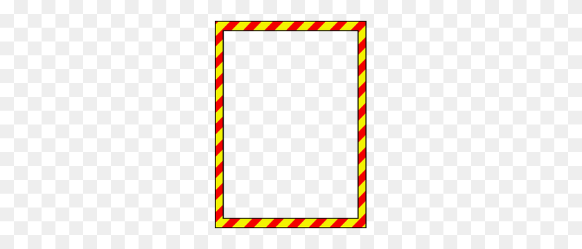 219x300 Caution Tape Clip Art Border Free - Police Tape PNG