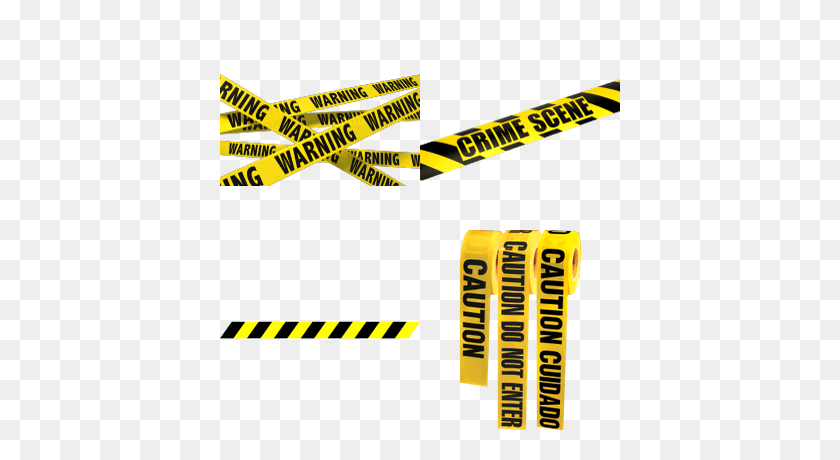 400x400 Caution Tape Stickpng - Yellow Tape PNG