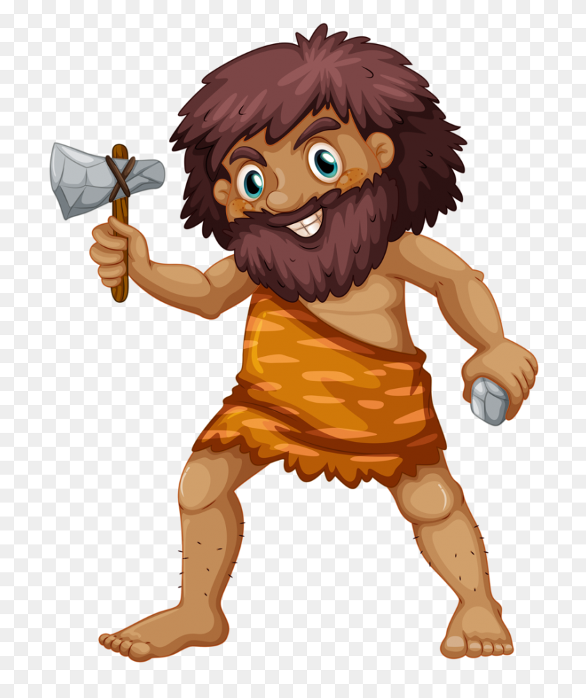 849x1024 Cave People History, Clip Art - Stone Age Clipart
