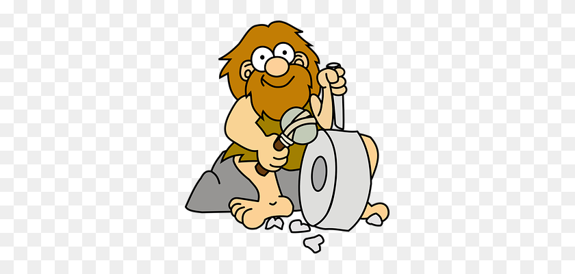 299x340 Caveman Clipart Grievance - Wooly Mammoth Clipart