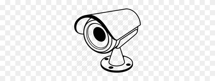 260x260 Cctv Clipart - Camera With Flash Clipart