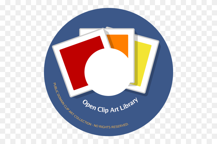 500x500 Cd Label For Open Clip Art Vector Images - Dvd Clipart